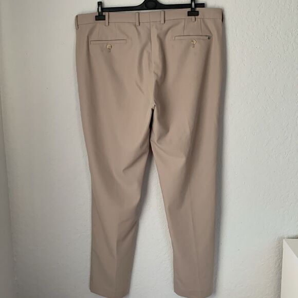 Peter Millar Beige 100% Polyester Men’s Pants Size 40/32 - Picture 2 of 13